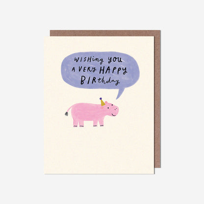 Birthday hippo