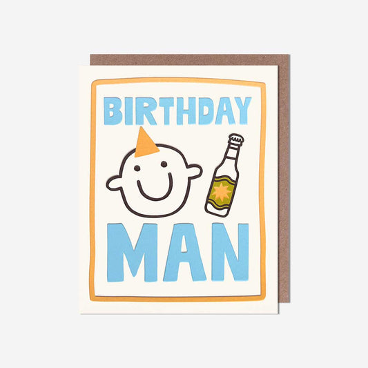 Birthday beer man