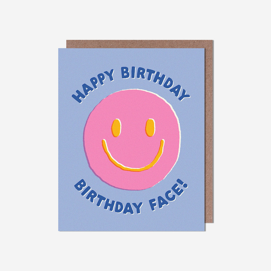 Birthday face smiley