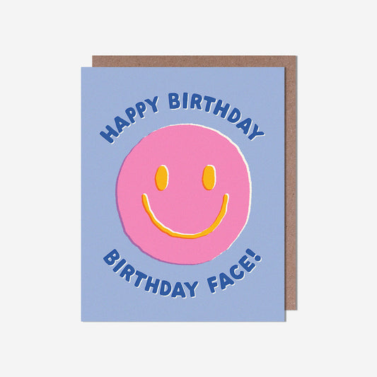 Birthday face smiley
