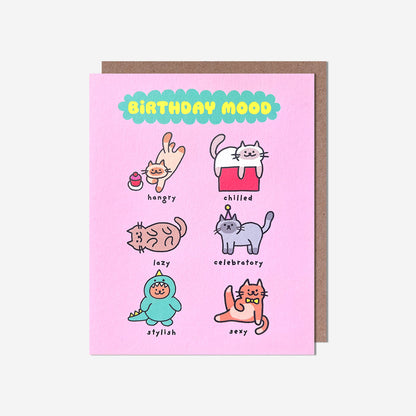 Cats birthday mood