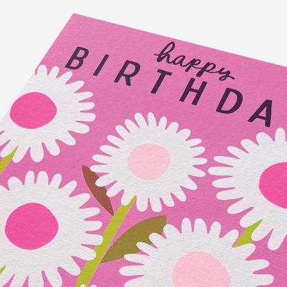Pink daisy floral