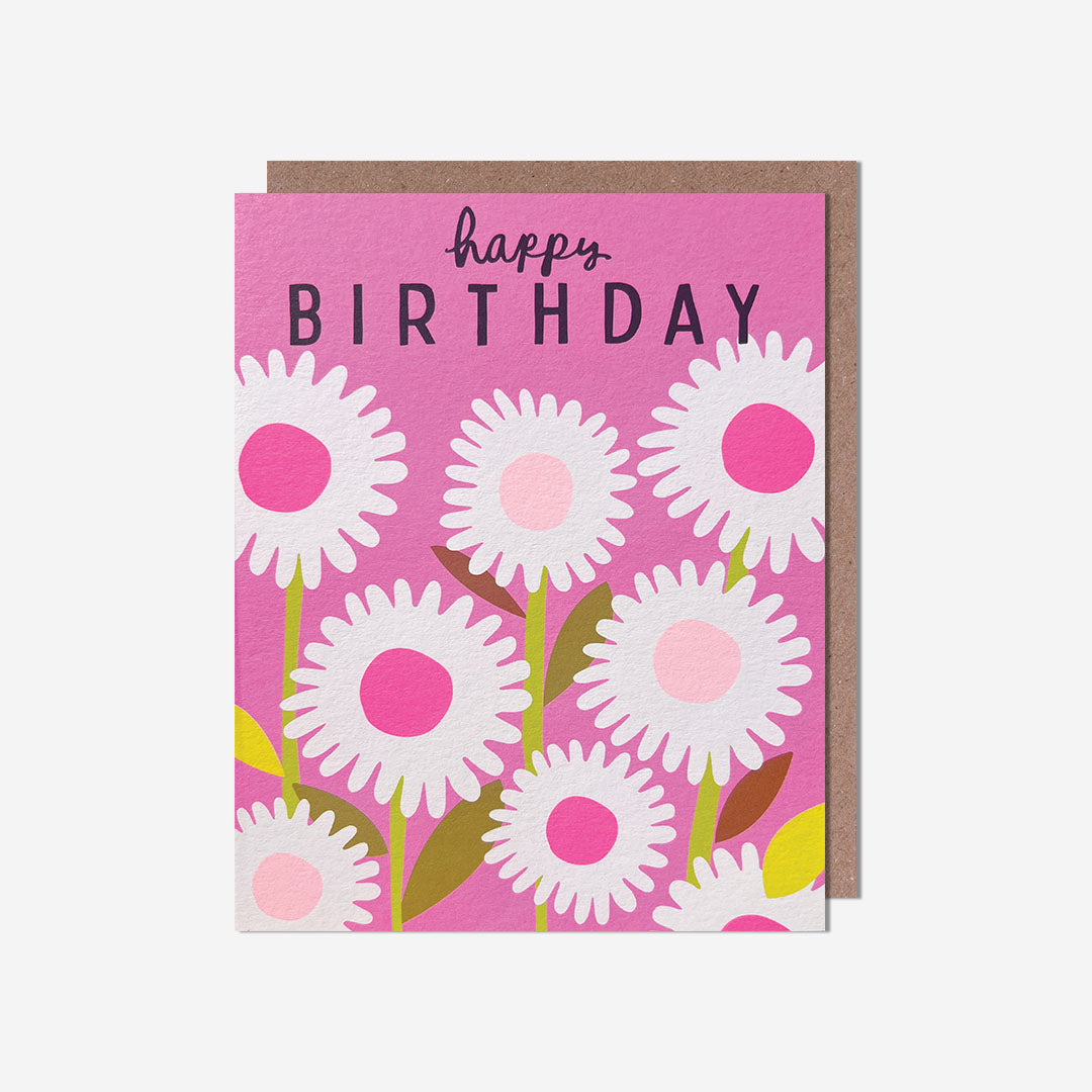 Pink daisy floral