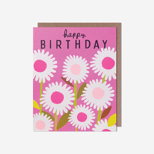 Pink daisy floral