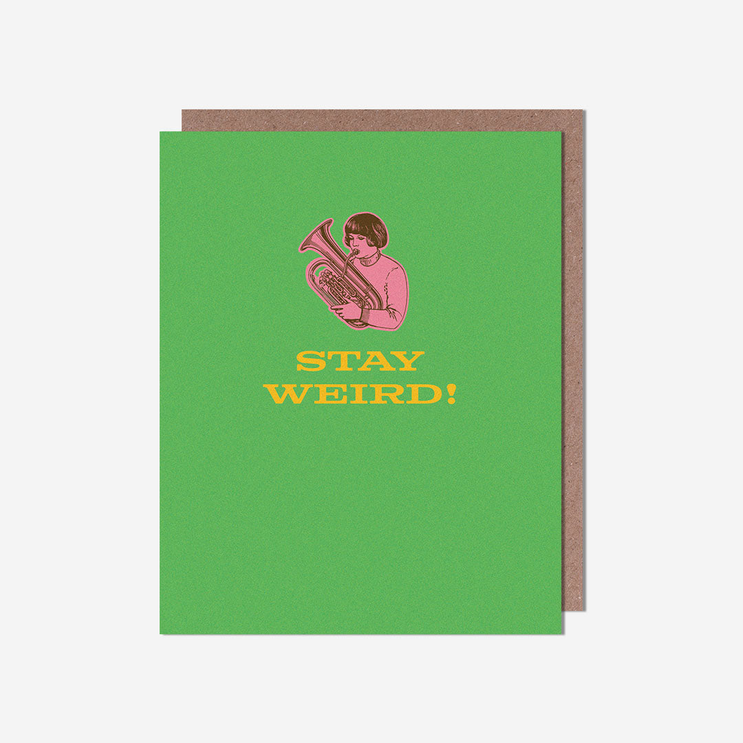 Stay werid playing trumpet