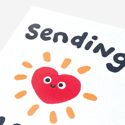Sending love heart