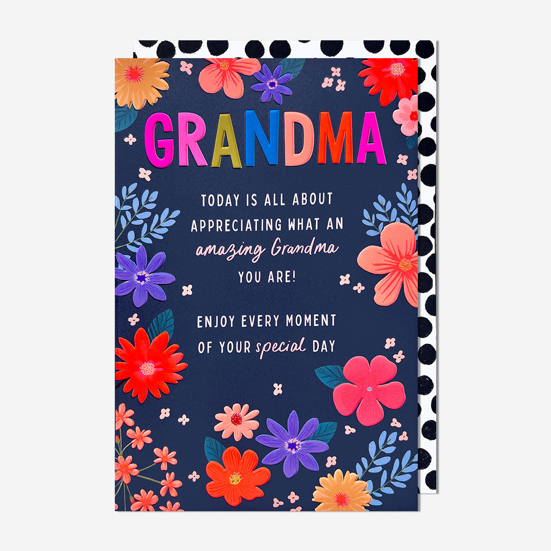 Today Is All About You Grandma Birthday Card