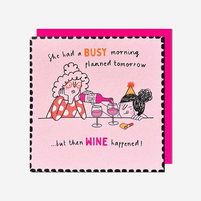 Girls pouring wine