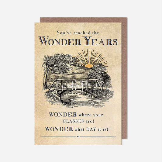 Wonder Years Birthday Card