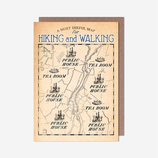 Hiking And Walking General Card
