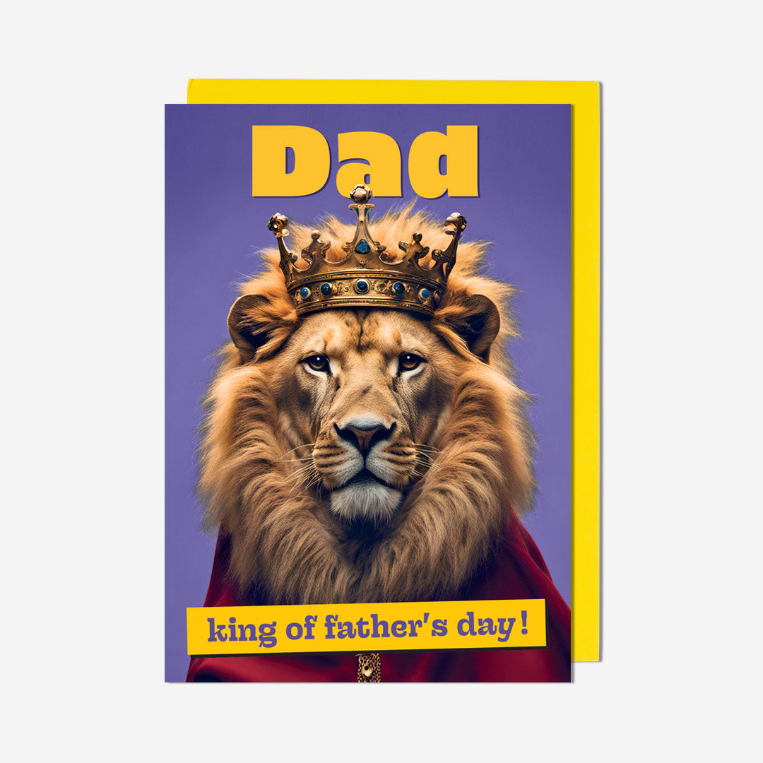 Lion King of Father's Card