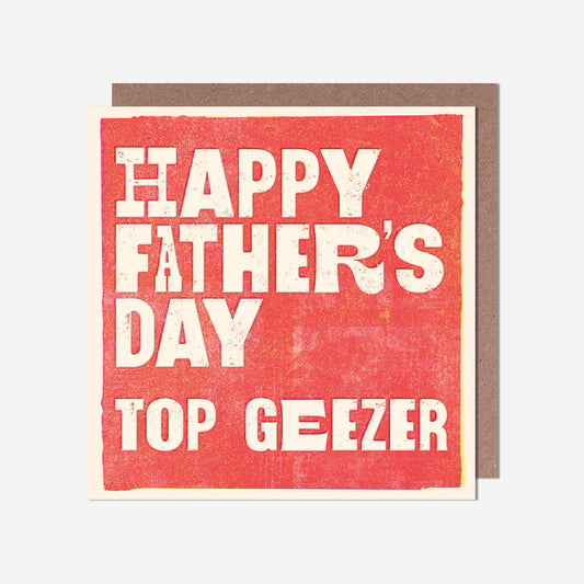 Father's Day Geezer General Card