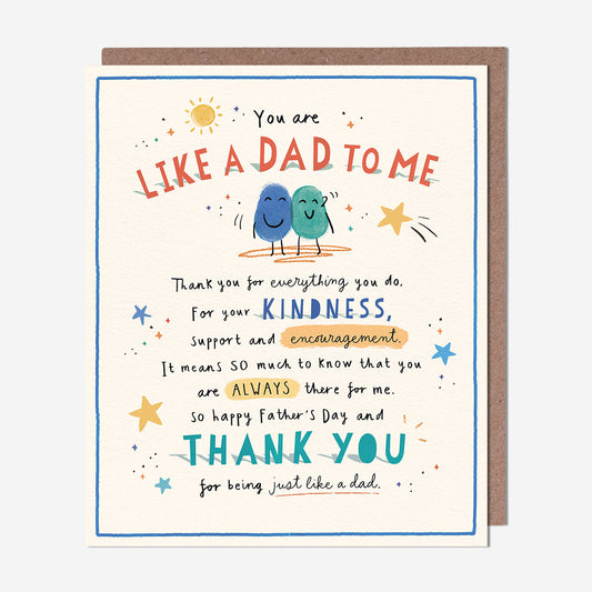 Like A Dad Kindness And Support Like A Card