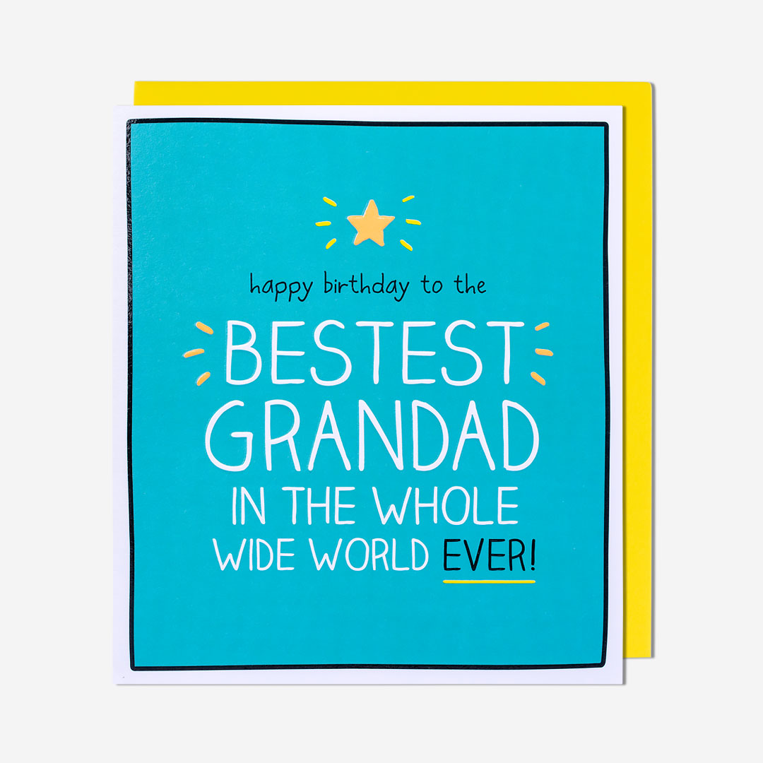Best In Whole World Ever! Grandad Birthday Card