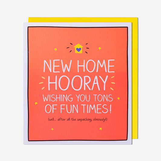 Tons Of Fun Times New Home Card