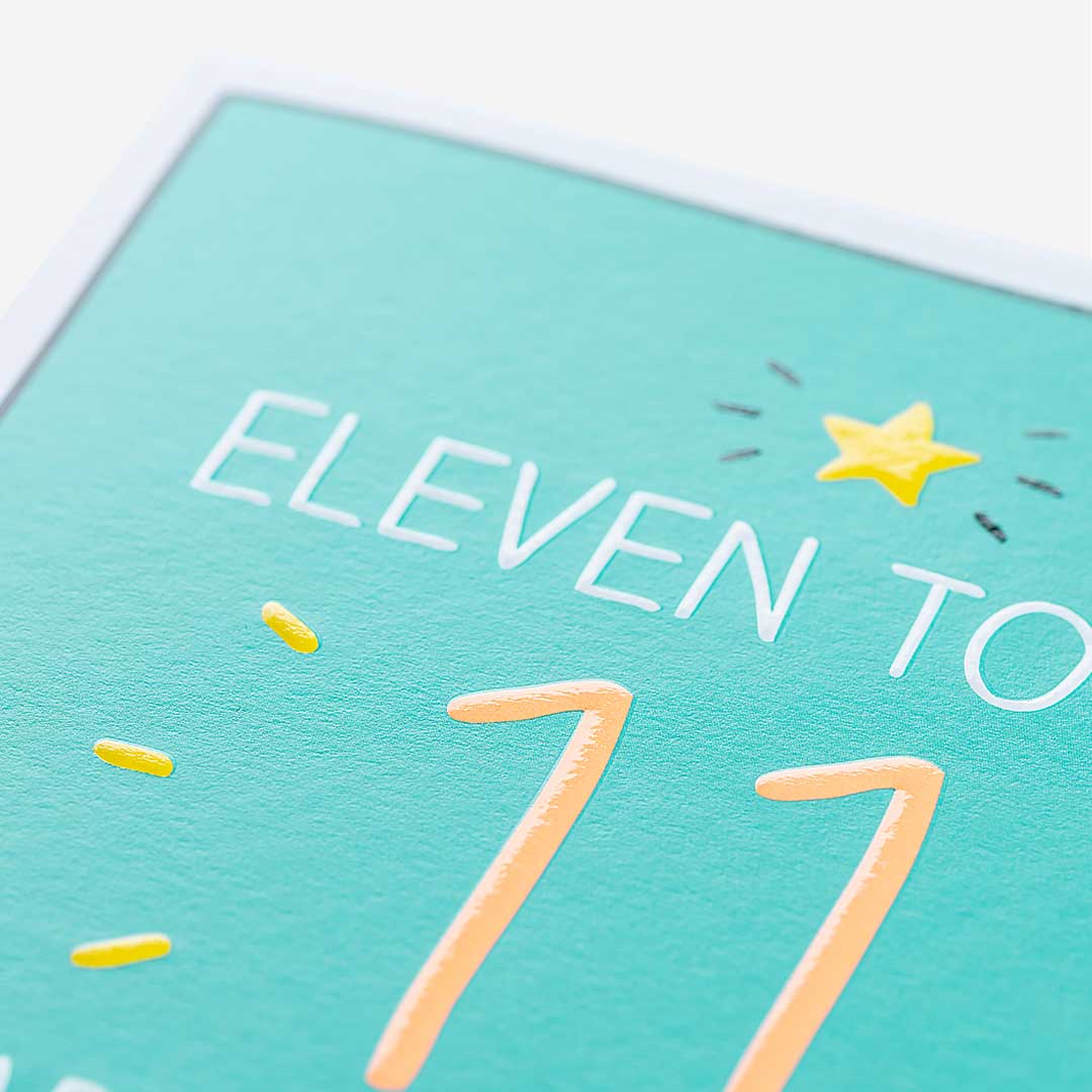 11 Have A Totally Brilliant One 11th Birthday Card