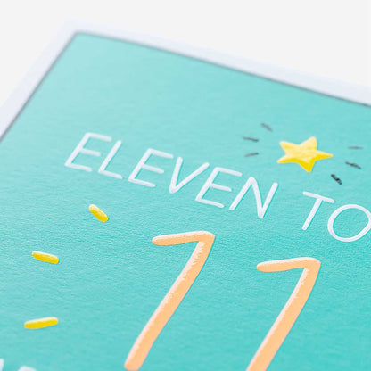 11 Have A Totally Brilliant One 11th Birthday Card