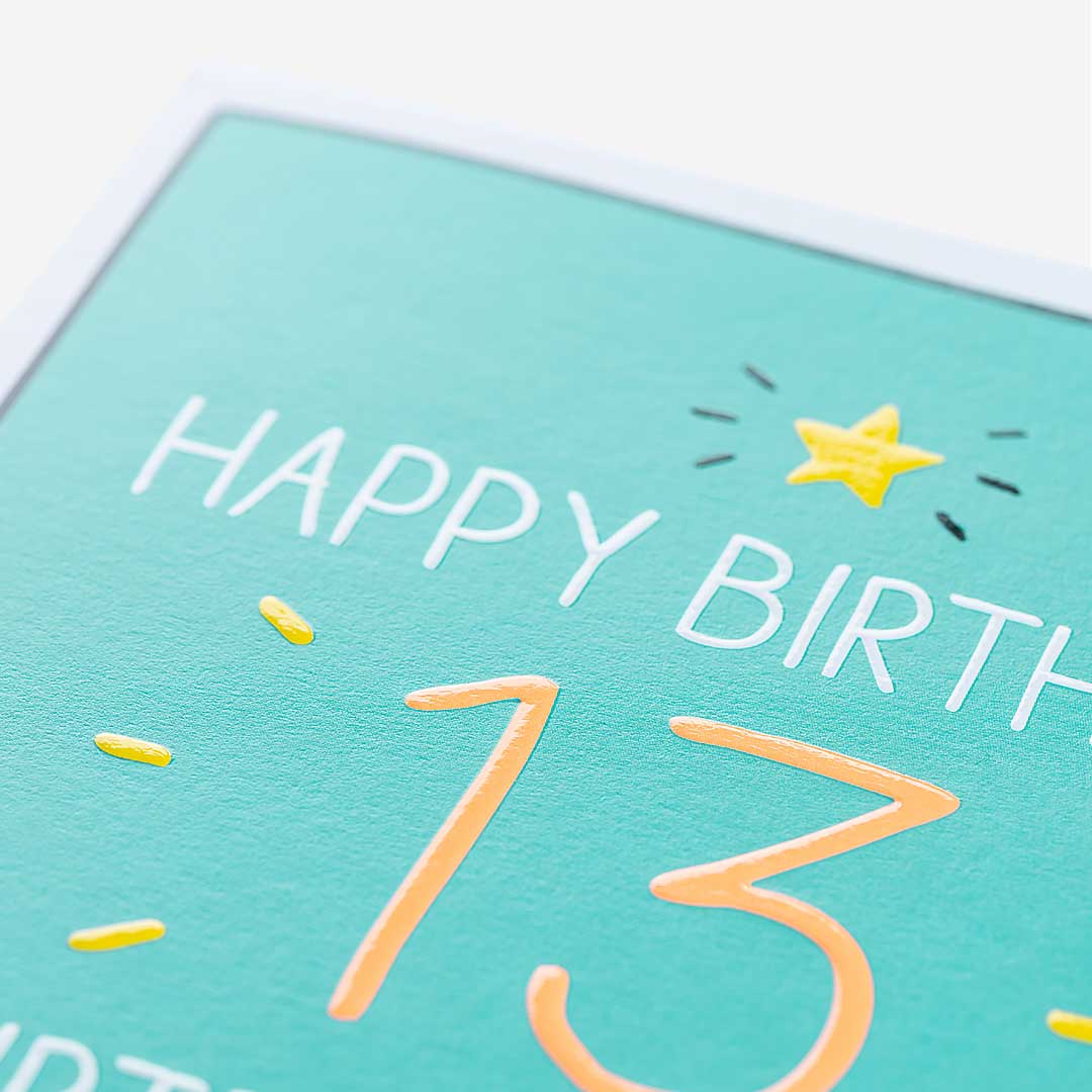 13 Official Teenager 13th Birthday Card