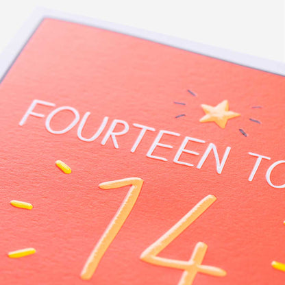 14 Have A Fantastic One! 14th Birthday Card