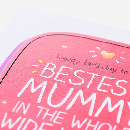Bestest Mummy Birthday Card