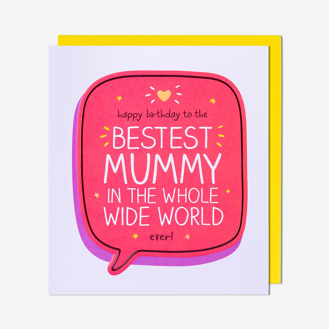 Bestest Mummy Birthday Card