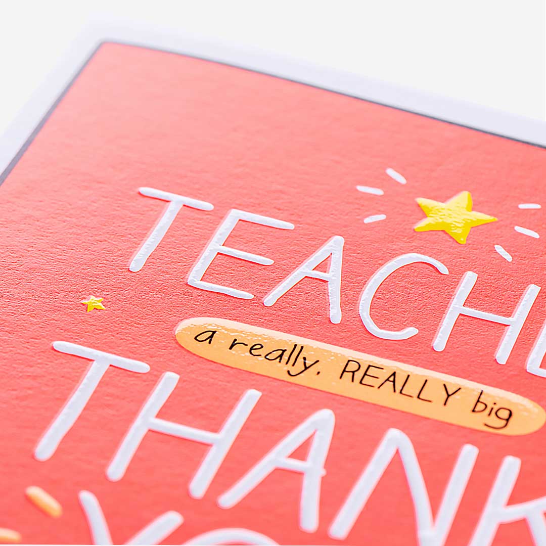 Thank You Teacher Card