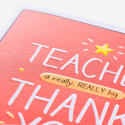Thank You Teacher Card