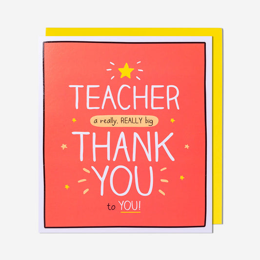 Thank You Teacher Card