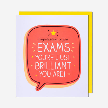 Congratulations On Your Exams Card