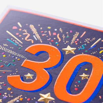 30 Hugely Happy Birthday 30th Birthday Card