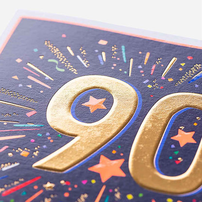 90 Huge Happy Birthday To You 90Th Birthday Card