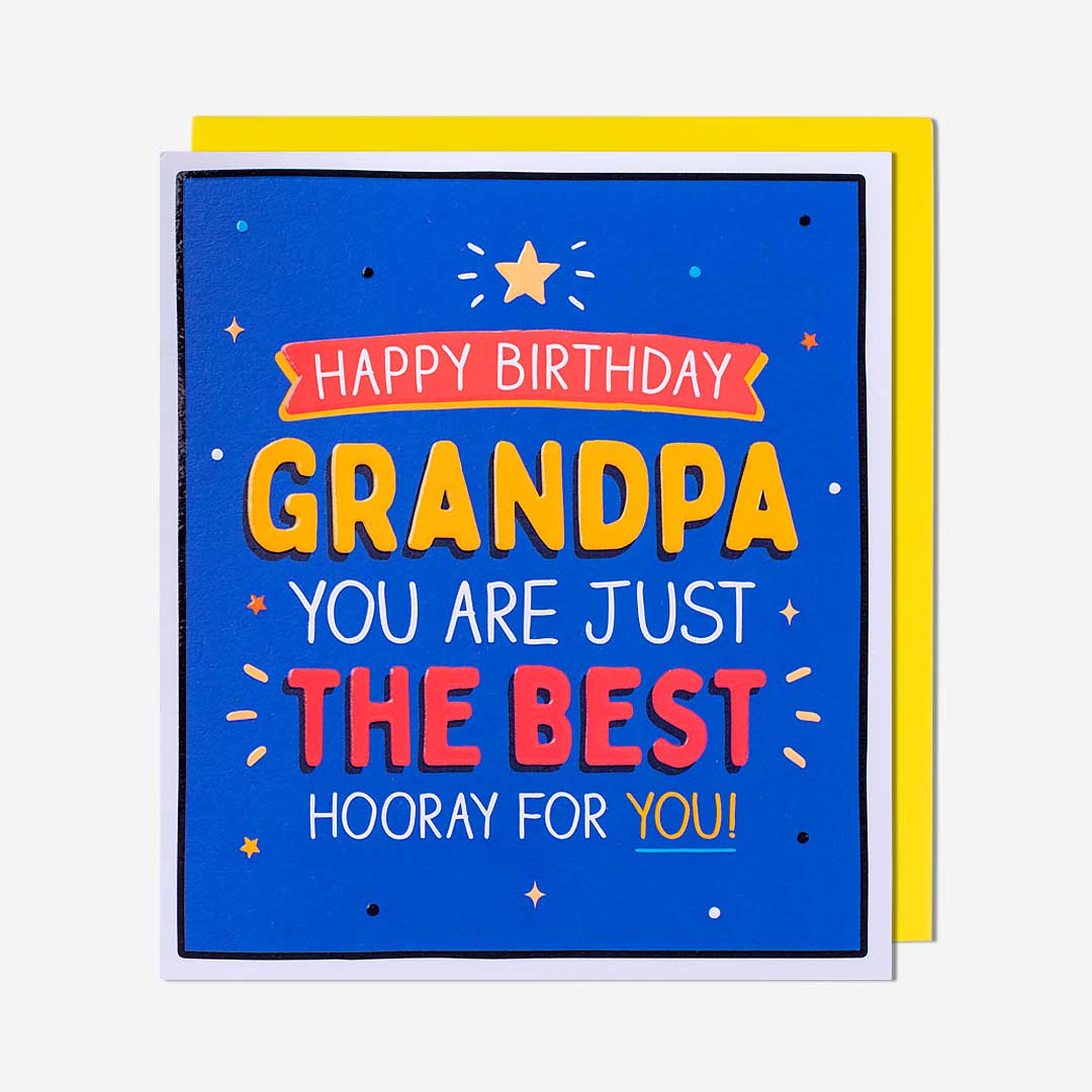 You Are Just The Best Grandpa Birthday Card