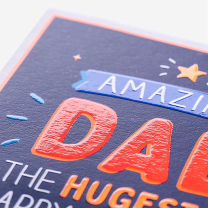 Hugest Of Birthdays To The Brilliantest Of Dads! Birthday Card