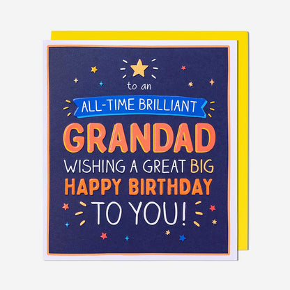 All Time Brilliant Grandad Birthday Card