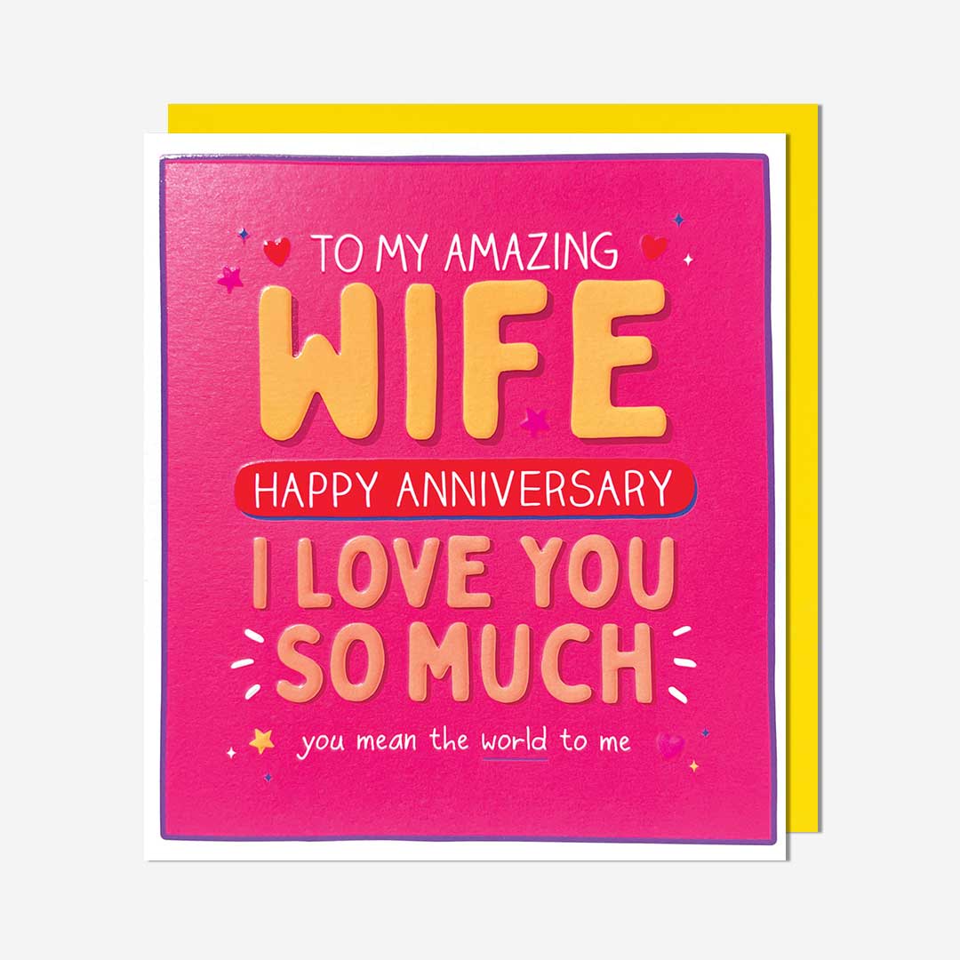 Wife I love you so much pink