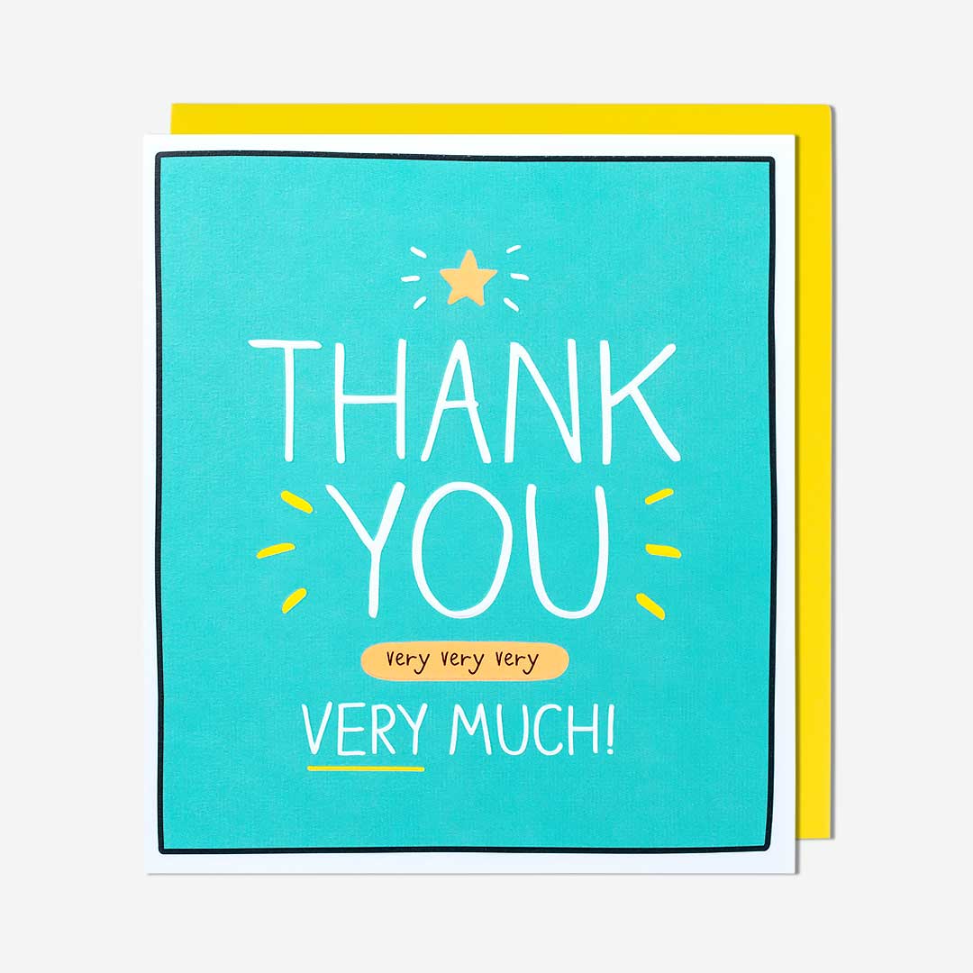 Thank You Very Much Card