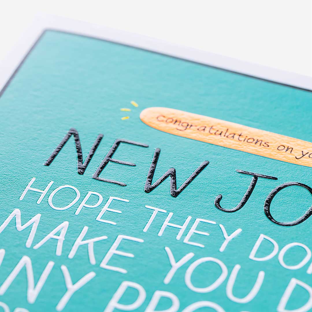 Do Proper Work New Job Card