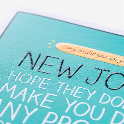 Do Proper Work New Job Card