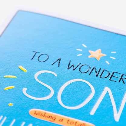 Totally Brilliant Birthday Son Birthday Card