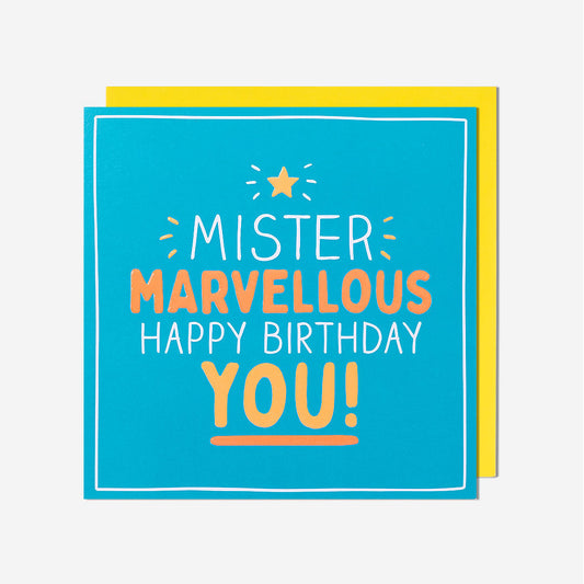 Mister Marvellous Happy Birthday Card