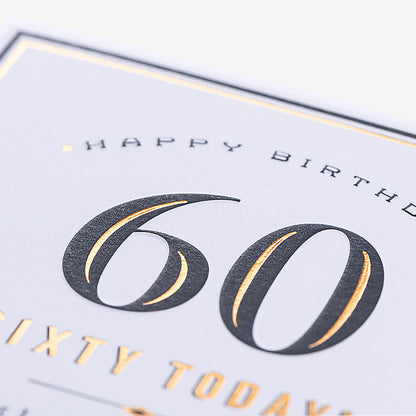 Sixty Today! Act this Age! 60th Birthday Card