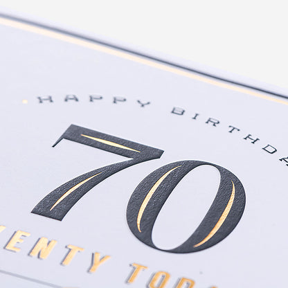 Seventy Today! More Brilliant 70th Birthday Card