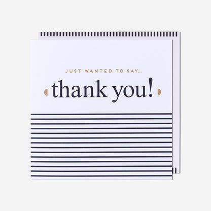 Stripes Thank You Card