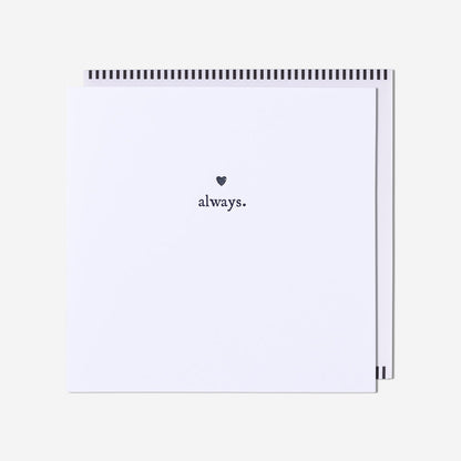 Little Heart Always Our Anniversary Card