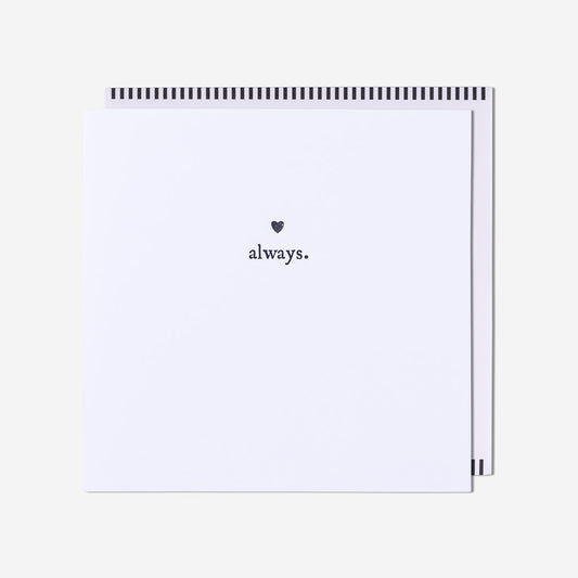Little Heart Always Our Anniversary Card