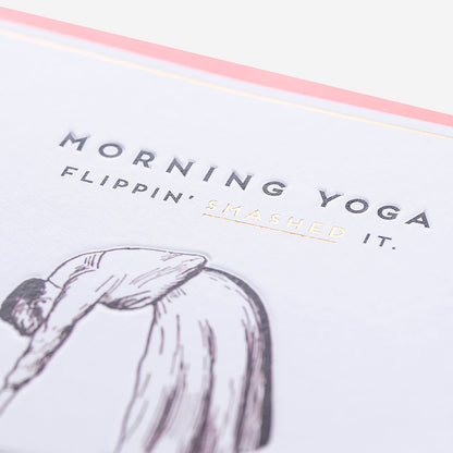 Morning Yoga General Card