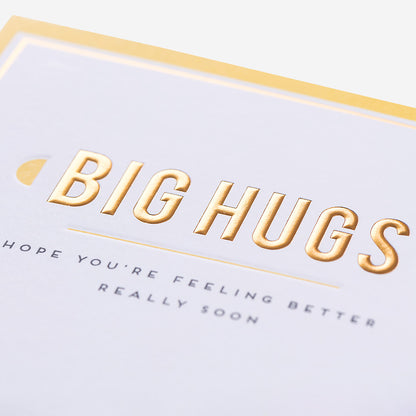 Big Hugs Get Well Soon Card