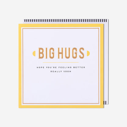 Big Hugs Get Well Soon Card