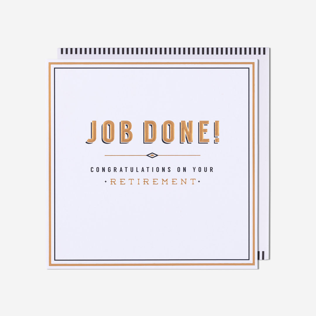 Job Done! Retirement Card