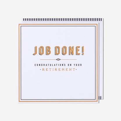Job Done! Retirement Card